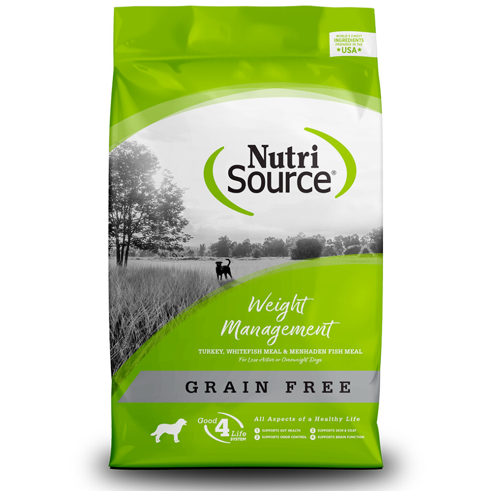 Nutrisource Grain Free Weight Management, Turkey &amp; Fish, Size: 26lb