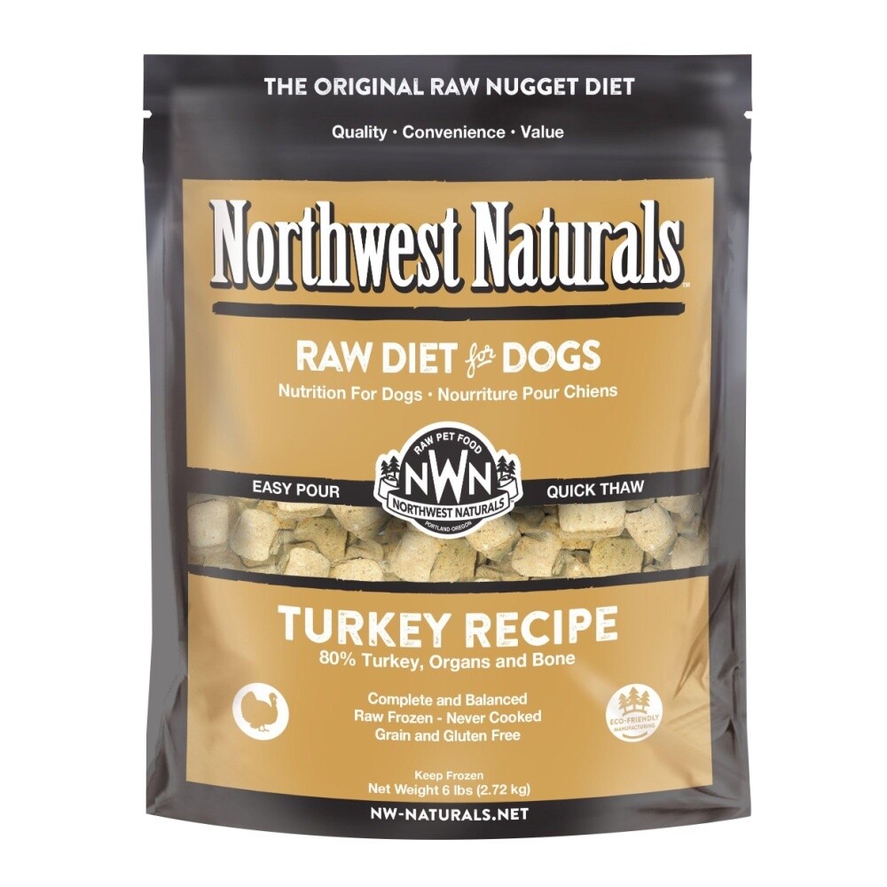 NWN Raw Frozen Nuggets - Turkey, Size: 6lb
