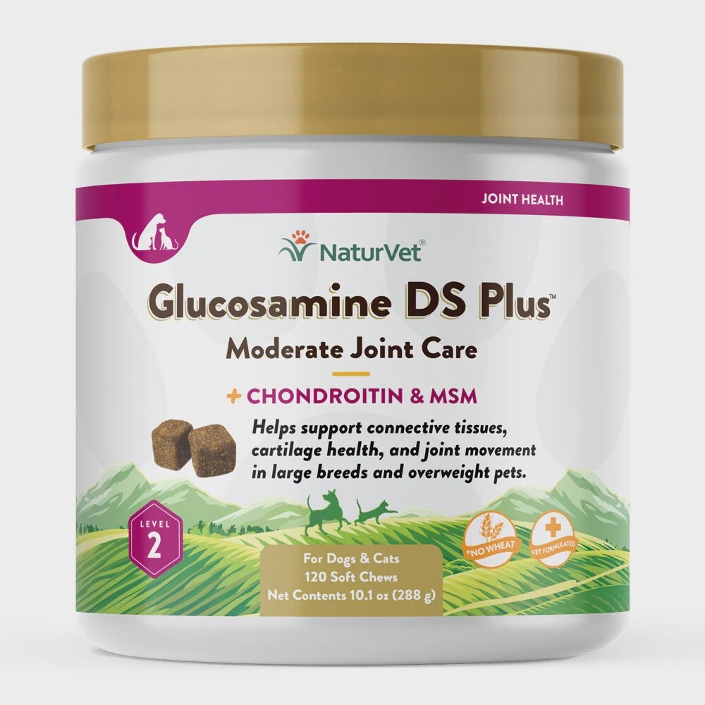 NaturVet Soft Chews - Glucosamine DS Plus L2, Size: 120ct
