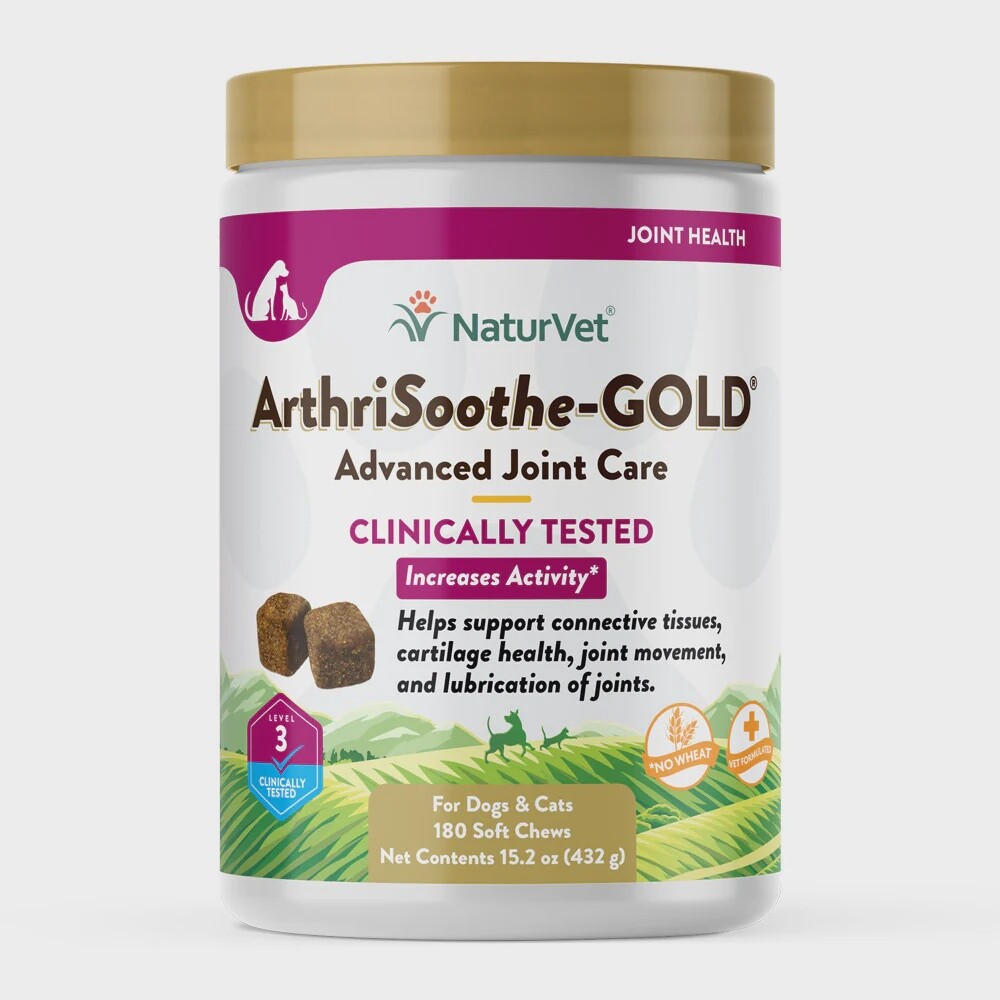 NaturVet Soft Chews - ArthriSoothe-GOLD L3, Size: 180ct