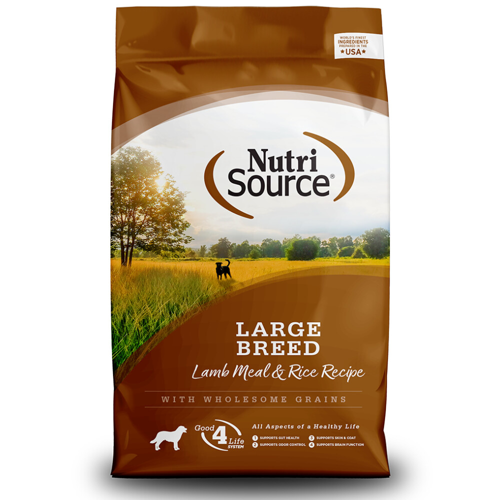Nutrisource Large Breed, Lamb &amp; Rice, Size: 26lb