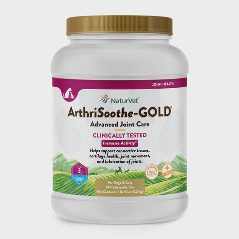 NaturVet Tablets - ArthriSoothe-GOLD L3, Size: 240ct
