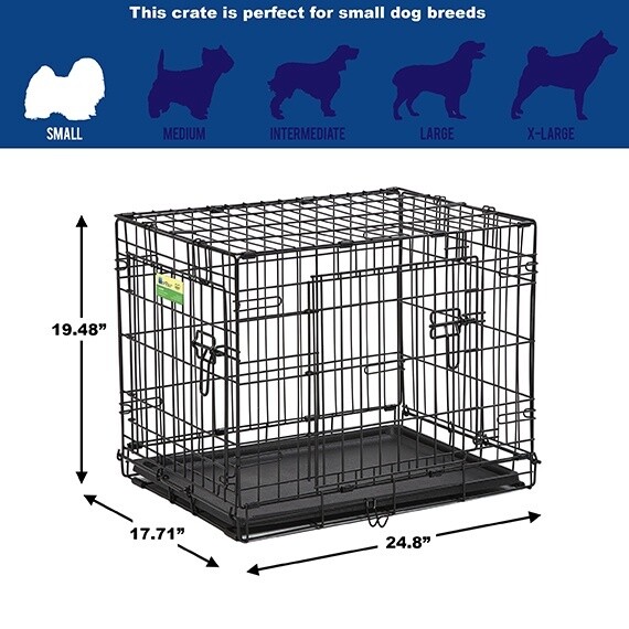 Midwest ConTour Double Door Crate, Size: 24&quot; / Small