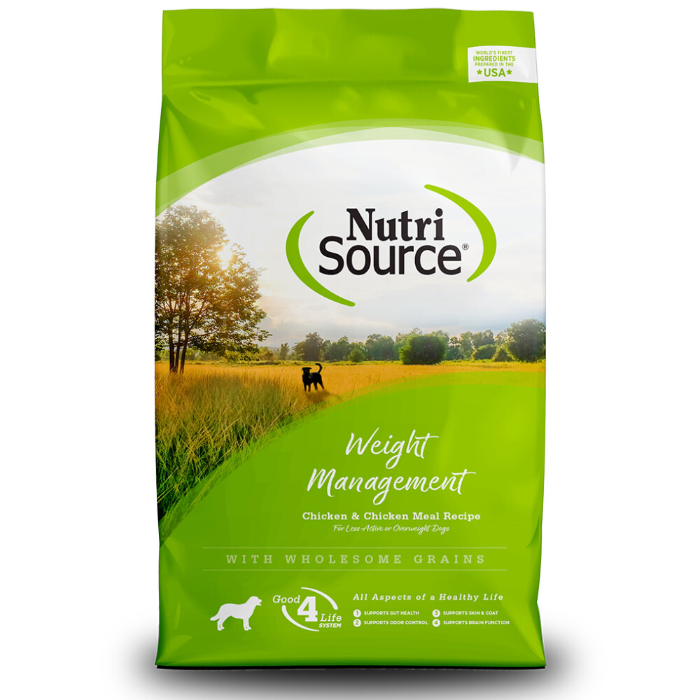 Nutrisource Weight Management, Chicken &amp; Rice, Size: 26lb