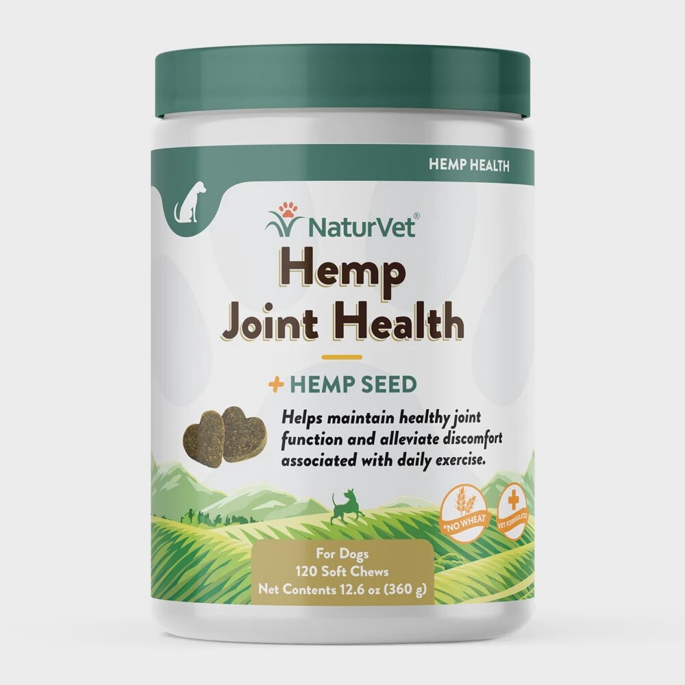 NaturVet Soft Chews - Hemp Joint Health, Size: 120ct