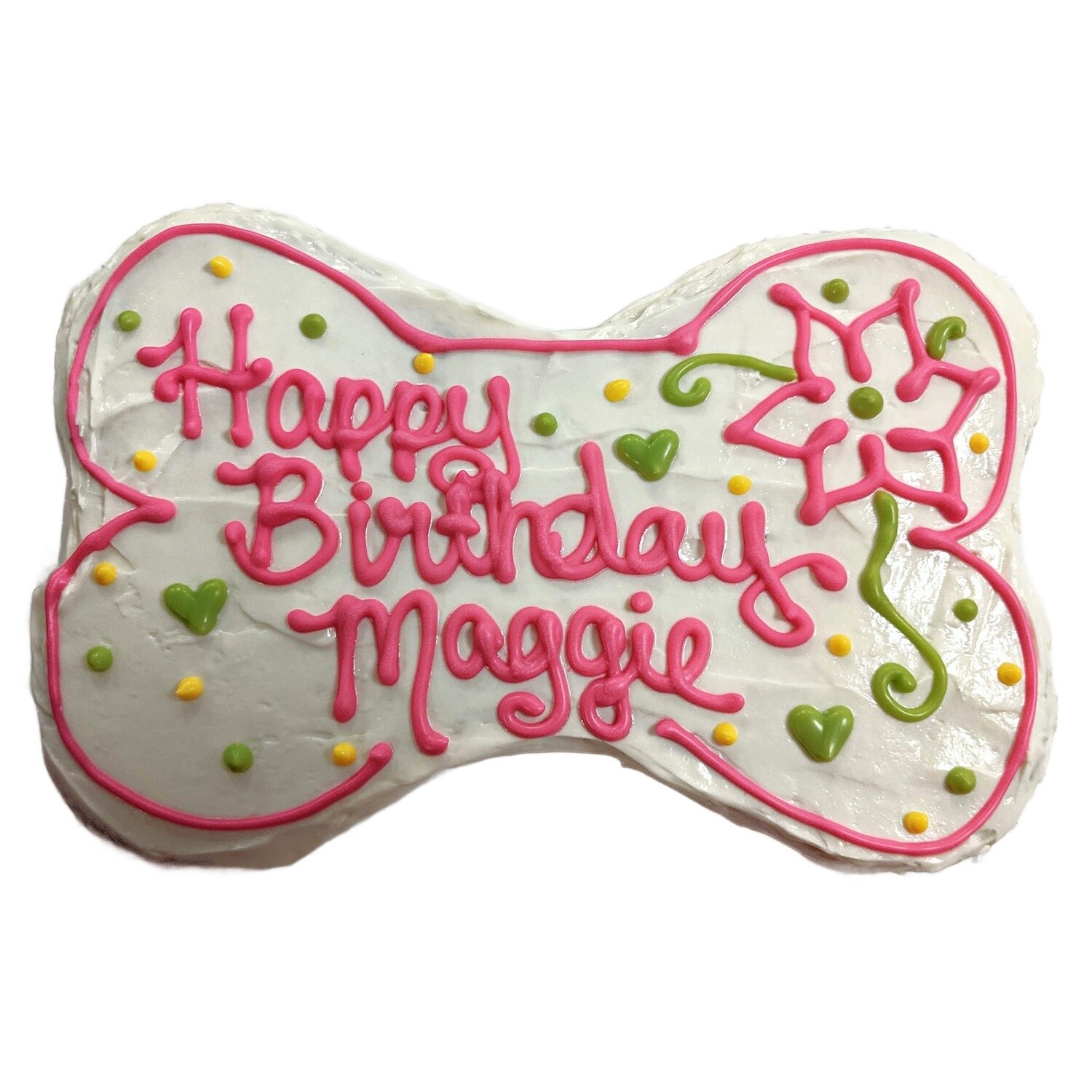 Cakes, Shape: Bone, Batter: Apple, Icing: Honey Cream Cheese