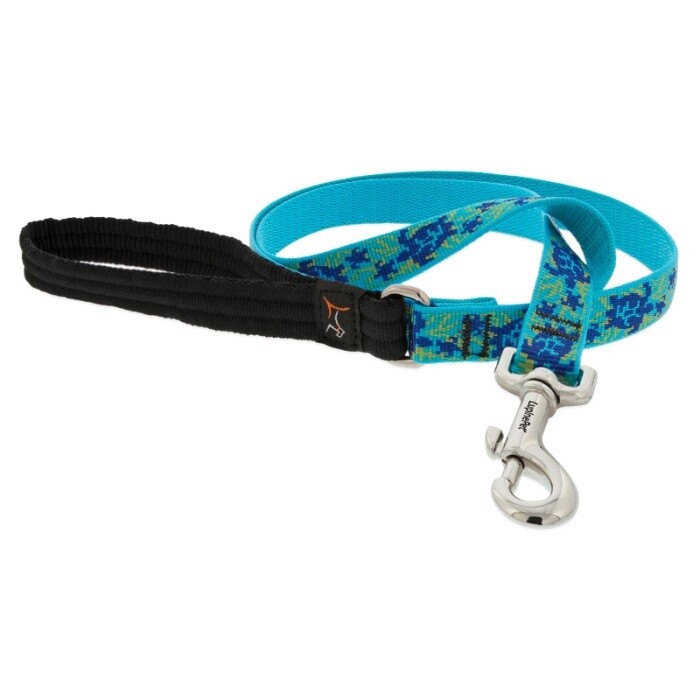 Lupine Originals Leash, Pattern: Turtle Reef, Width: 3/4&quot;, Length: 4ft