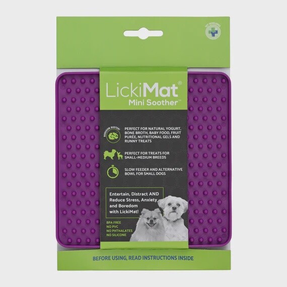 LickiMat Soother Mini, Color: Purple