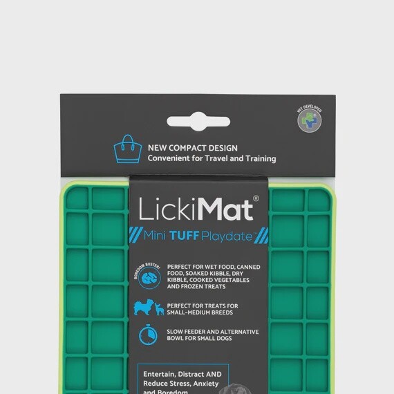 LickiMat Playdate TUFF Mini, Color: Green