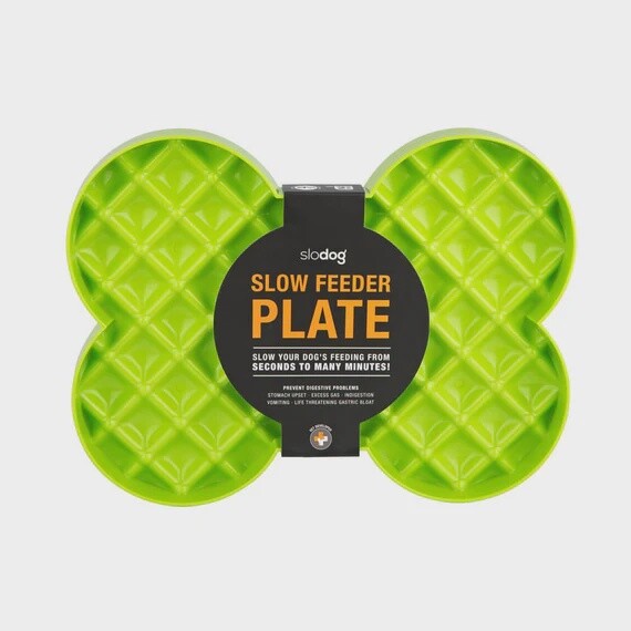 LickiMat SloDog Feeder Plate, Color: Green