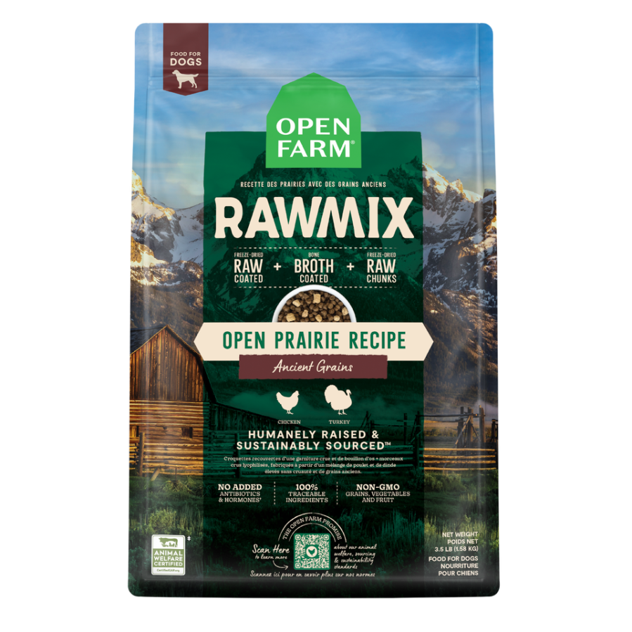 Open Farm RawMix, Ancient Grains Open Prairie, Size: 20lb