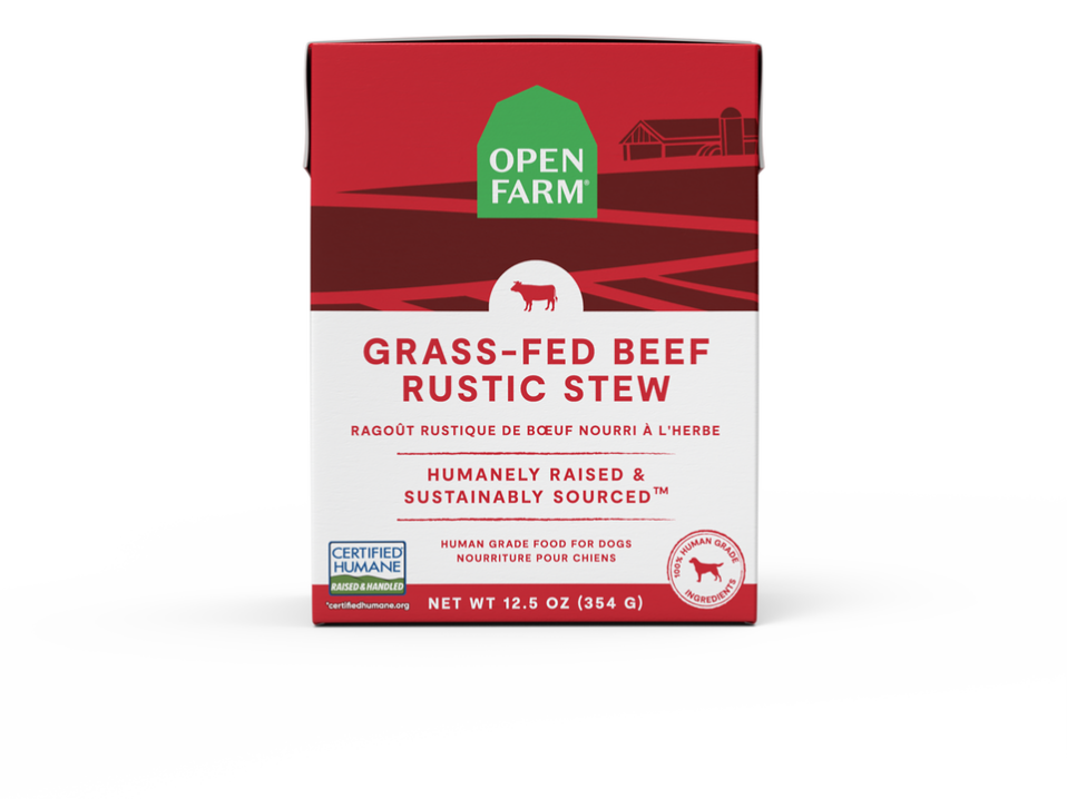 Open Farm Rustic Stew, 12.5oz, Recipe: Grass-Fed Beef