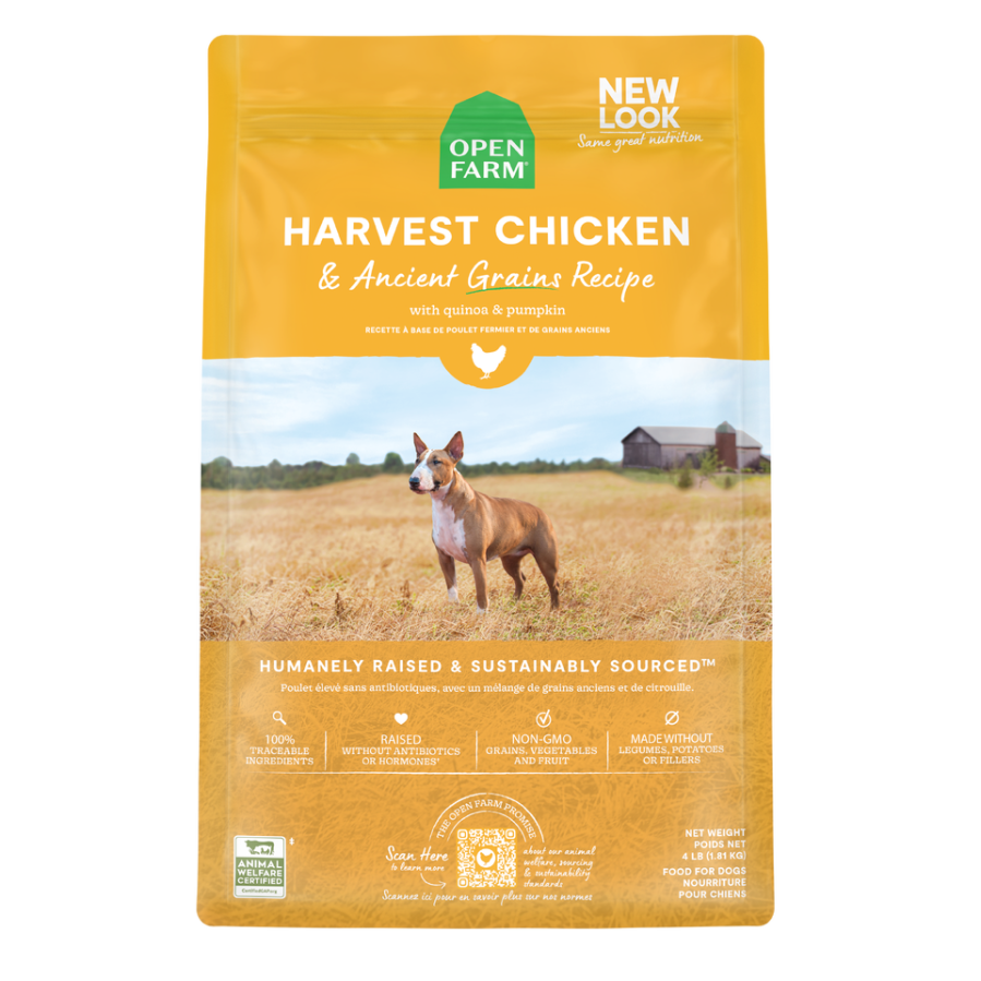 Open Farm Dog, Harvest Chicken &amp; Ancient Grains, Size: 11lb