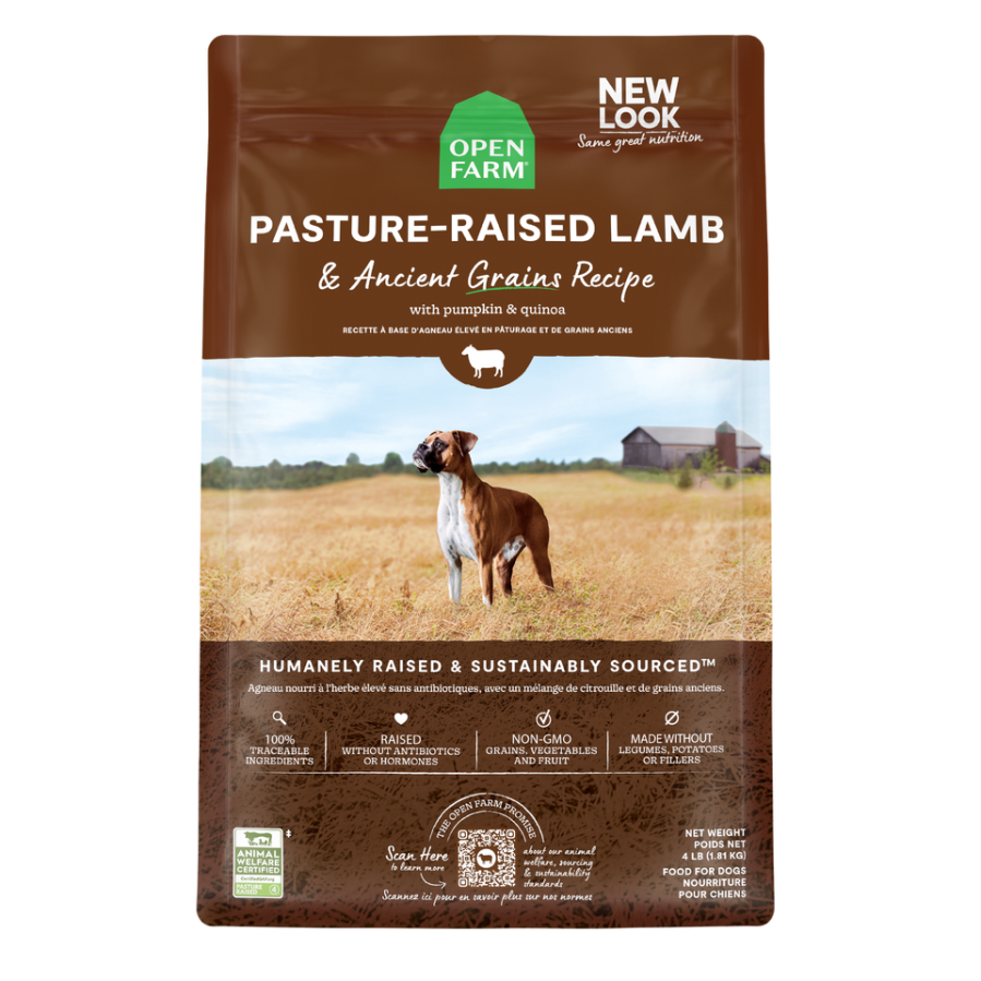 Open Farm Dog, Pasture-Raised Lamb &amp; Ancient Grains, Size: 11lb