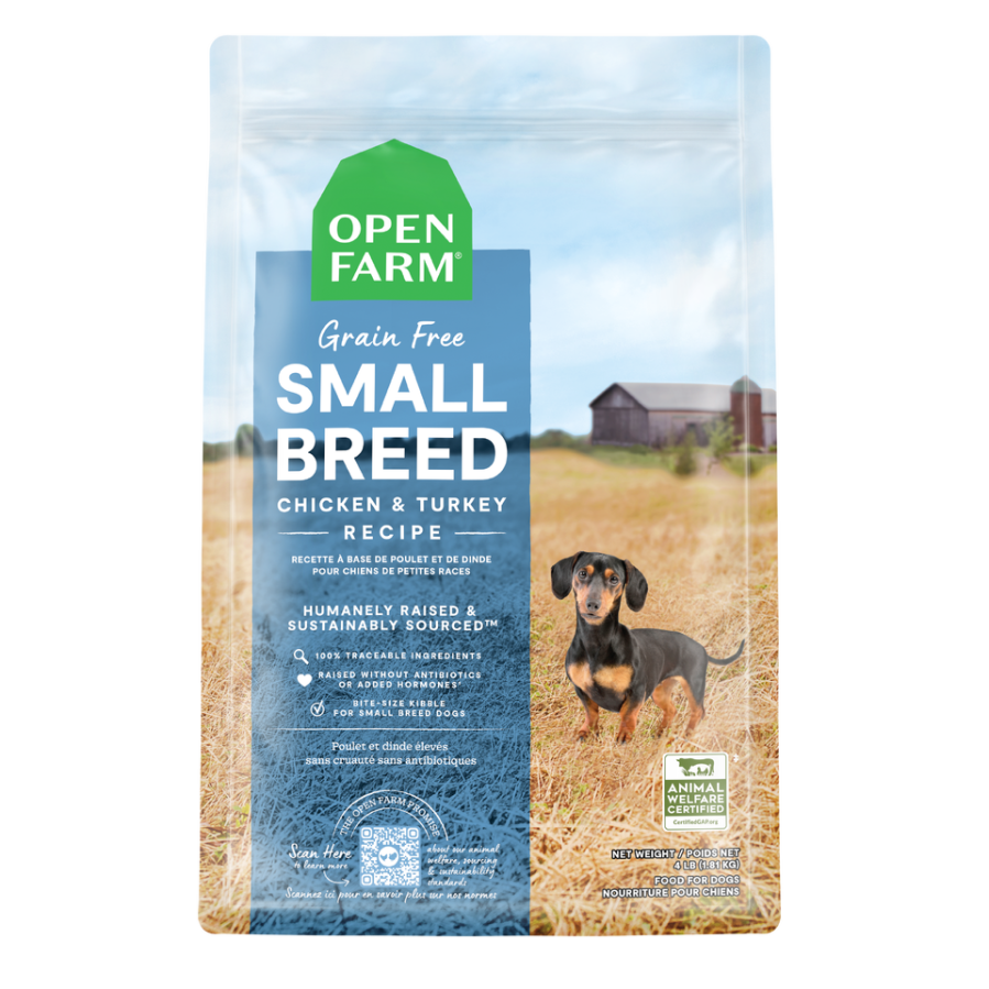 Open Farm Grain Free Small Breed, Chicken &amp; Turkey, Size: 11lb