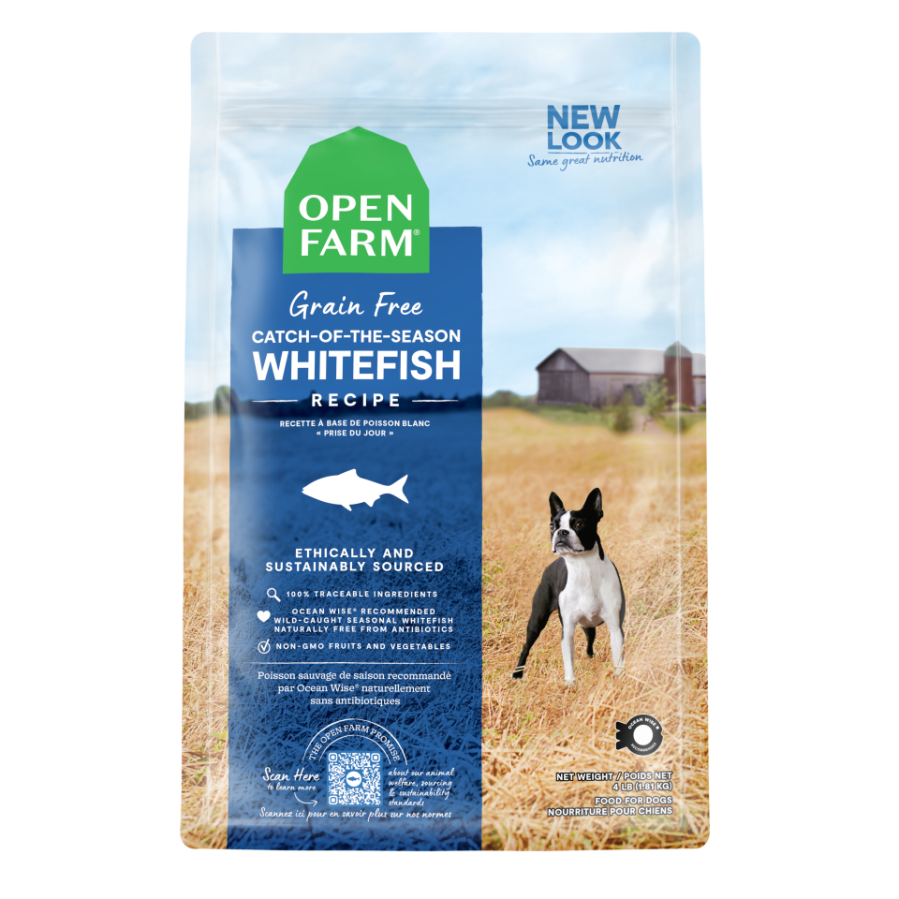Open Farm Grain Free, Catch of the Season Whitefish, Size: 11lb