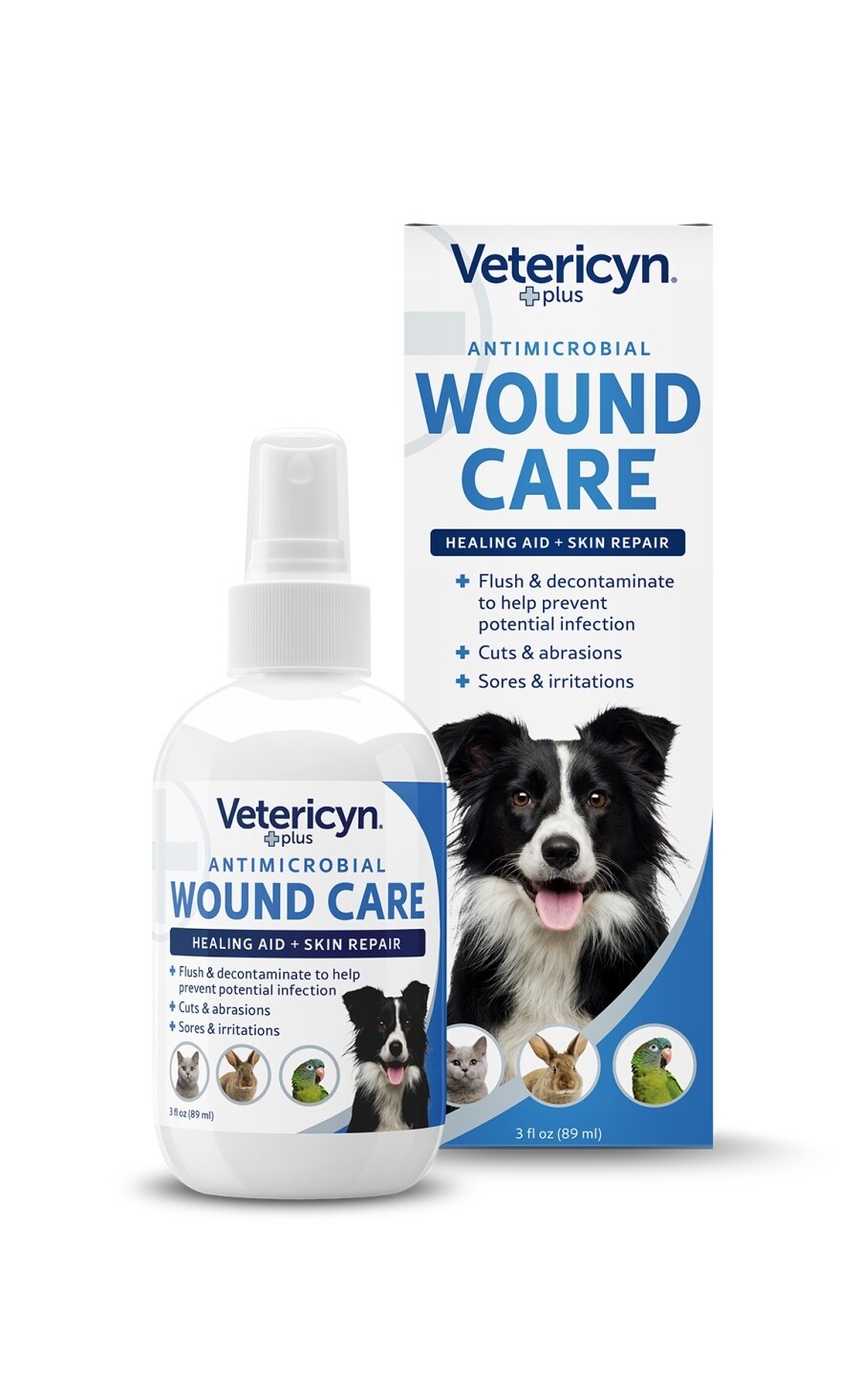 Vetericyn Plus® Antimicrobial Wound &amp; Skin Care, Size: 3oz
