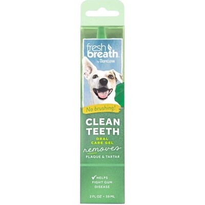 Tropiclean Fresh Breath DOG - Clean Teeth Oral Care Gel, Flavor: Original, Size: 2oz