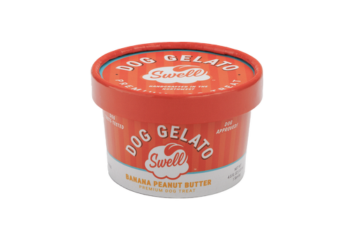 Swell Gelato, 4oz, Flavor: Banana Peanut Butter