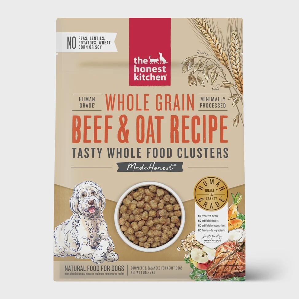 THK Whole Grain Whole Food Clusters, Recipe: Beef, Size: 1lb