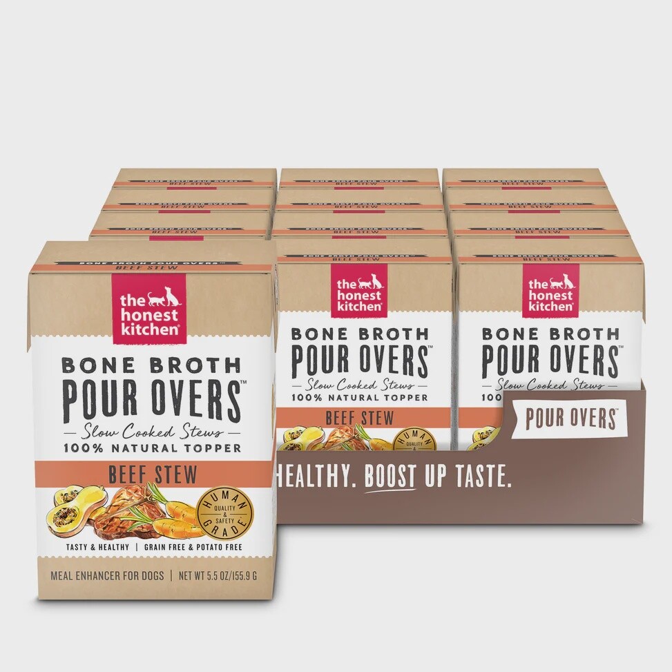 THK Bone Broth Pour Overs, 5.5oz, Recipe: Beef Stew