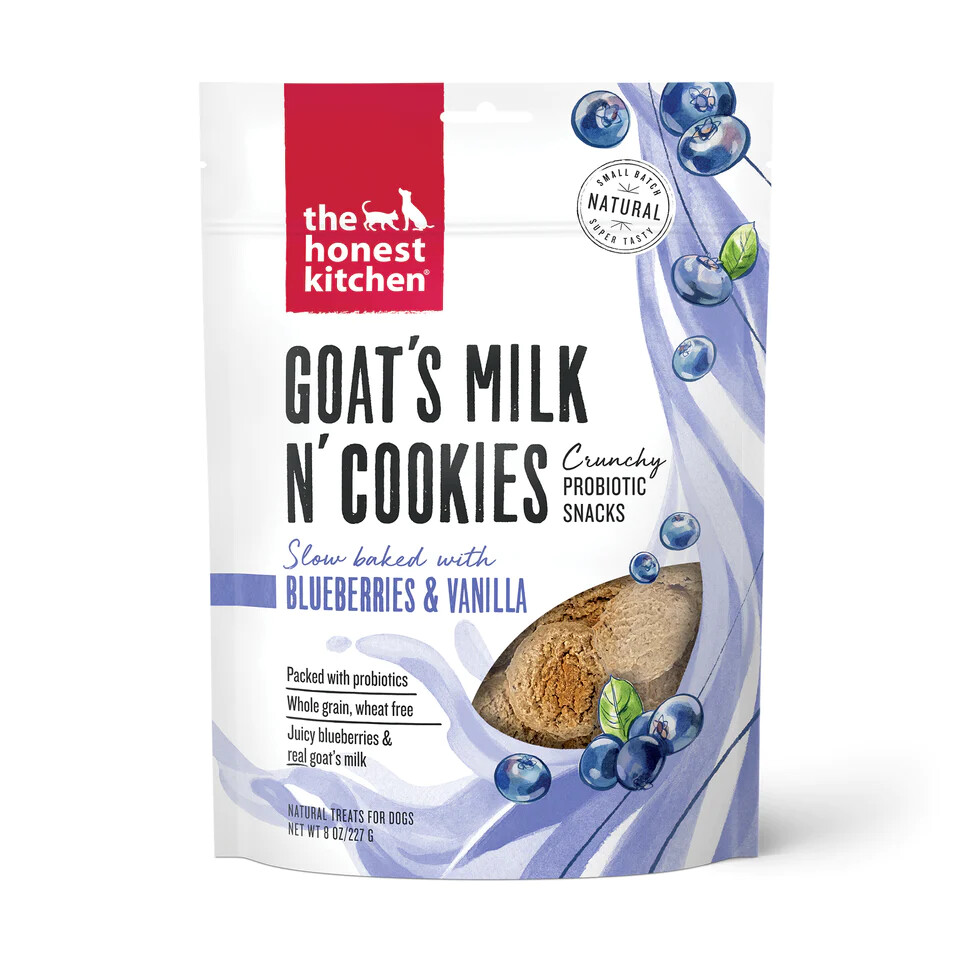 THK Goat&#39;s Milk &amp; Cookies, 8oz, Recipe: Blueberries &amp; Vanilla