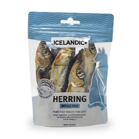 Icelandic+ Cat Whole Fish Treat, 1.5oz, Fish: Herring