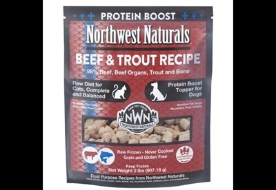 NWN Frozen Nibbles, 2lb, Recipe: Beef &amp; Trout