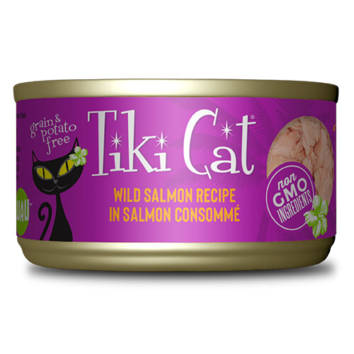 Tiki Cat Luau, 2.8oz, Recipe: Hanalei Wild Salmon