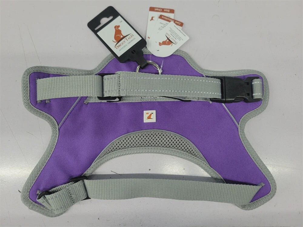Doggy Tales Classic Hart Harness, Color: Purple, Size: 35
