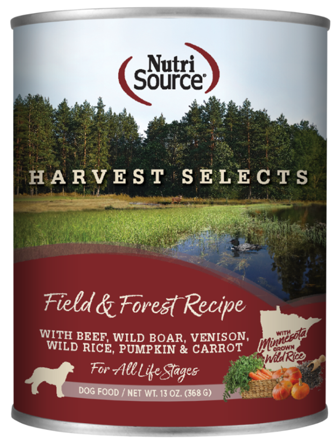 Nutrisource Cans - Harvest Select, 13oz, Recipe: Field &amp; Forest