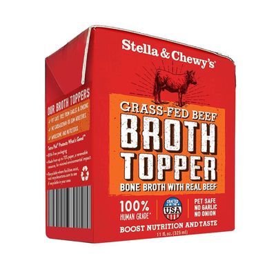 Stella &amp; Chewy&#39;s Broth Topper, 11oz, Recipe: Beef