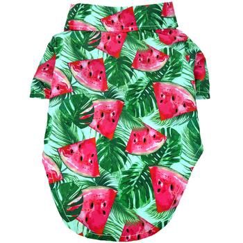 Hawaiian Camp Shirt - Juicy Watermelon, Size: XXS