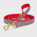 Up Country Dog Lead - Houndstooth, 6' Wide