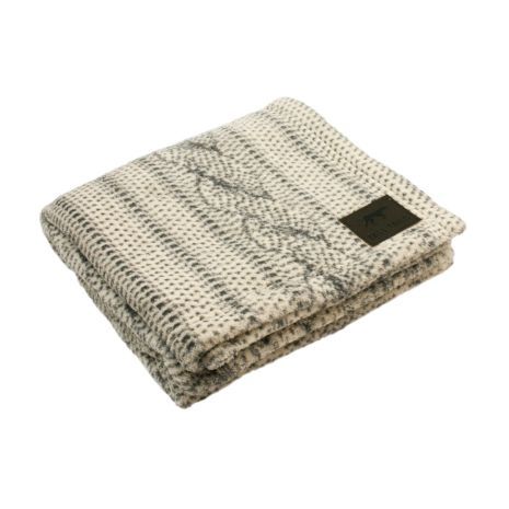 Tall Tails Blanket (30&quot;x40&quot;), Pattern: Cable Knit
