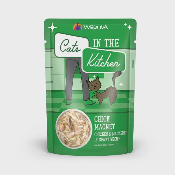Weruva Cats in the Kitchen Pouch, 3oz, Recipe: Chick Magnet