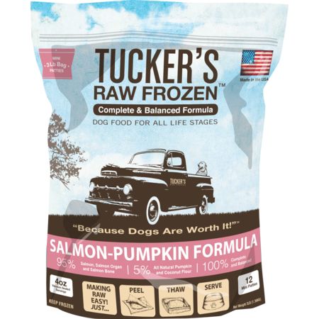 Tucker&#39;s Raw Frozen, Salmon &amp; Pumpkin, Size: 3lb