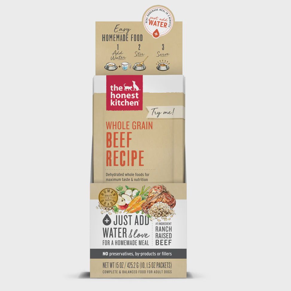THK Whole Grain Dehydrated Mix, Recipe: Beef, Size: Sachet (1.5oz)