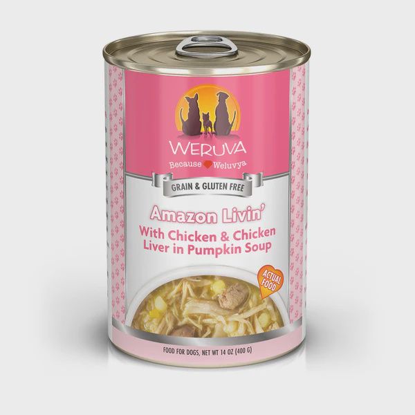 Weruva Classic Dog Can, Recipe: Amazon Livin&#39;, Size: 14oz