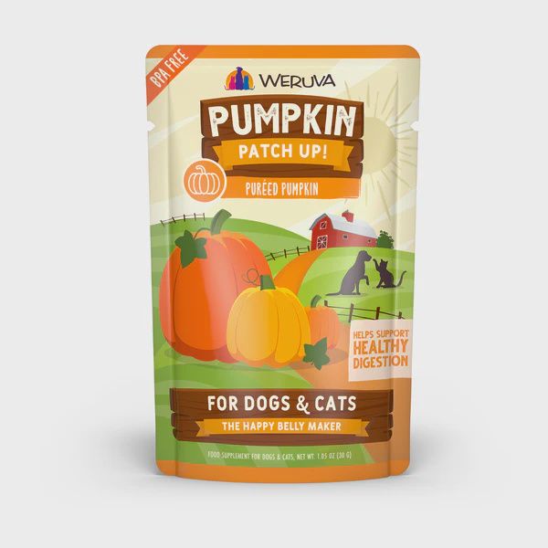 Weruva Pumpkin Patch Up, Recipe: Puréed Pumpkin, Size: 1.05oz