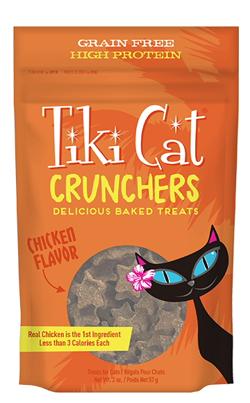 Tiki Cat Crunchers, 2oz, Recipe: Chicken