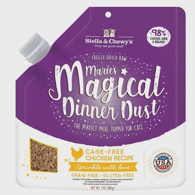 Stella &amp; Chewy&#39;s Cat Marie&#39;s Magical Dinner Dust, 7oz, Recipe: Cage-Free Chicken