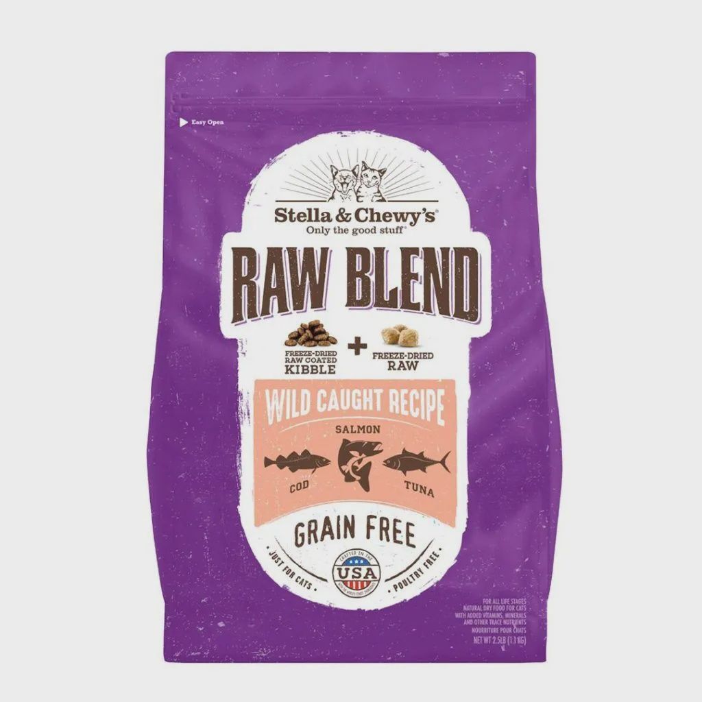 Stella &amp; Chewy&#39;s CAT Raw Blend - Wild-Caught Recipe, Size: 2.5lb