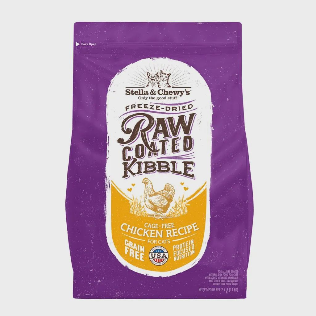 Stella &amp; Chewy&#39;s CAT Raw Coated - Cage-Free Chicken Recipe, Size: 10lb