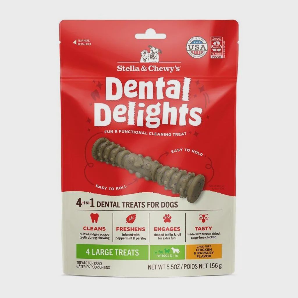 Stella &amp; Chewy&#39;s Dental Delights Treats, Size: Large, Qty: 23.2oz