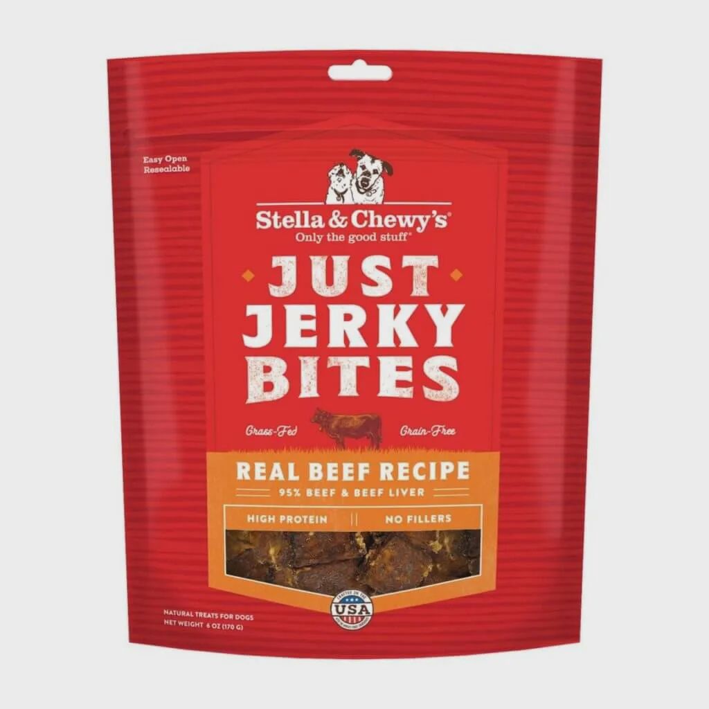 Stella &amp; Chewy&#39;s Just Jerky Bites, 6oz, Flavor: Beef