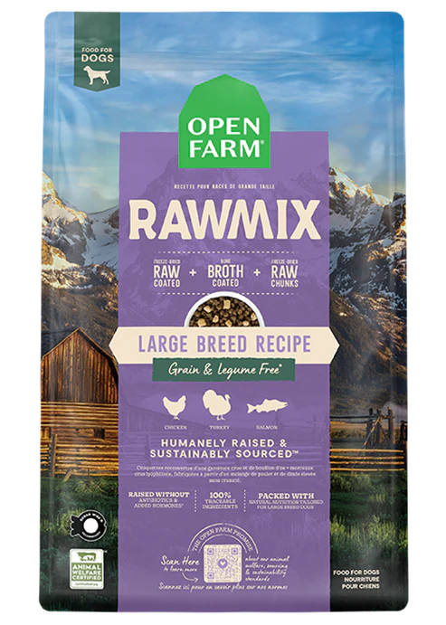 Open Farm RawMix, Grain &amp; Legume Free Large Breed, Size: 20lb