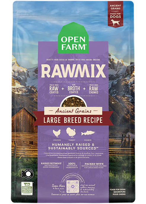 Open Farm RawMix, Ancient Grains Large Breed, Size: 20lb