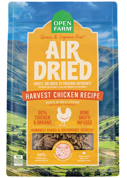 Open Farm Air Dried Food, Recipe: Harvest Chicken, Size: 16oz