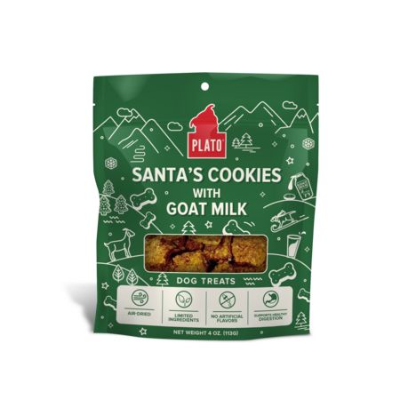 Plato Holiday - Santa&#39;s Cookies with Goat&#39;s Milk, 4oz